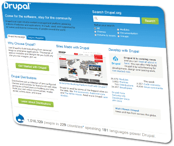 Drupal Homepage drupal.org